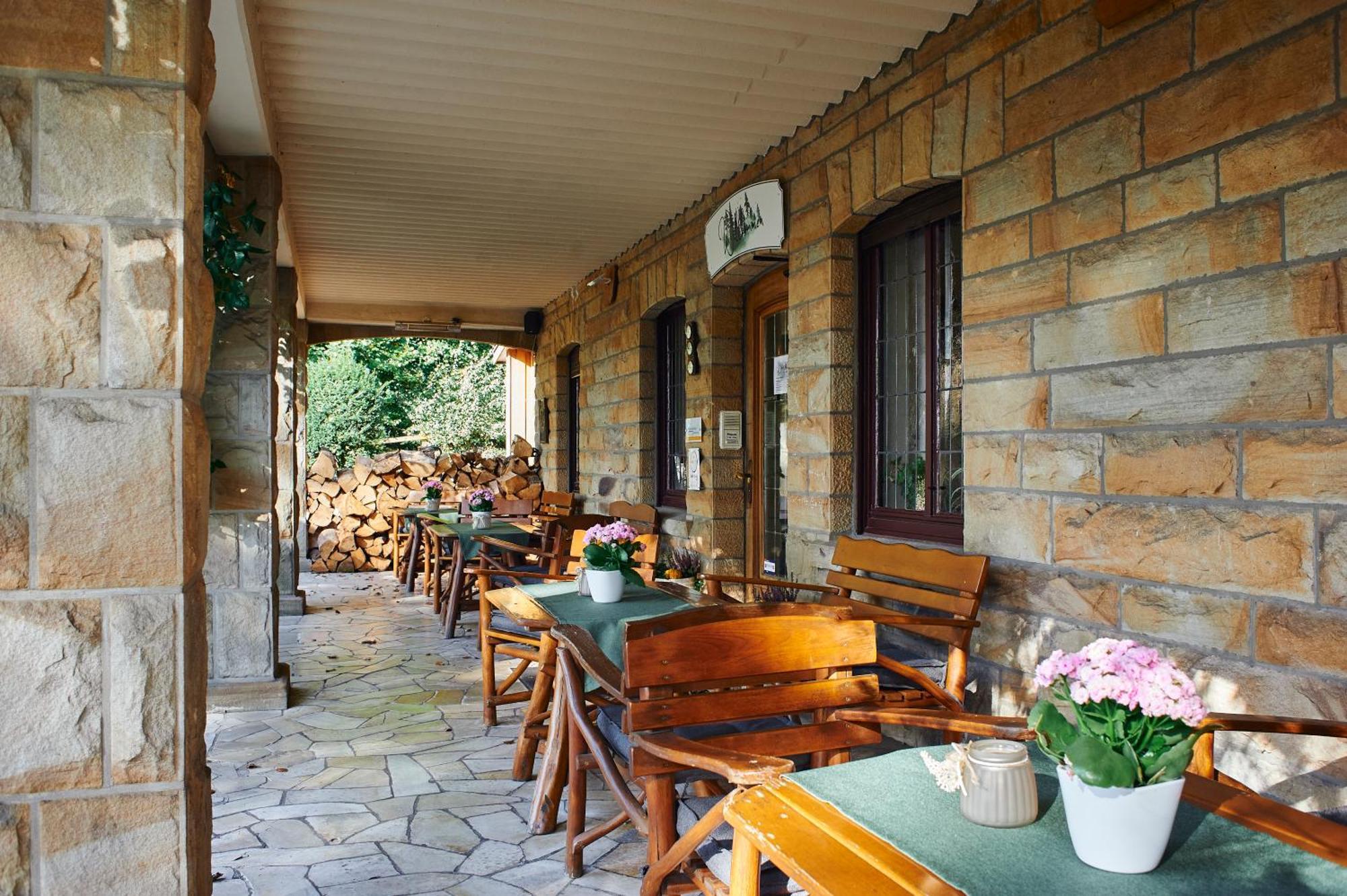 Hotel Restaurant Waldschloesschen Lienen Kültér fotó